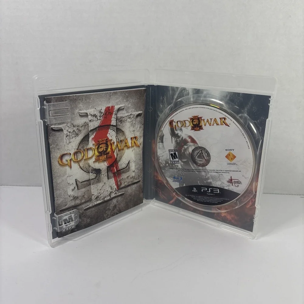 God of War III 3 Sony PlayStation 3 PS3 Game Action Adventure Kratos Manual CIB